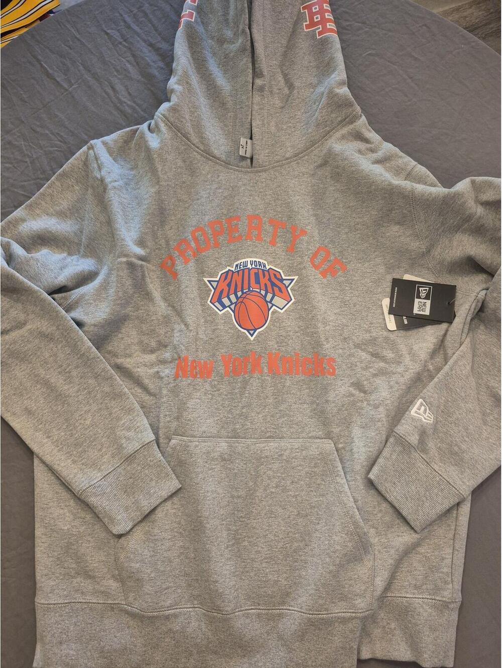 Eric Emanuel EE X New Era NY Knicks Hoodie Size Large BNWT